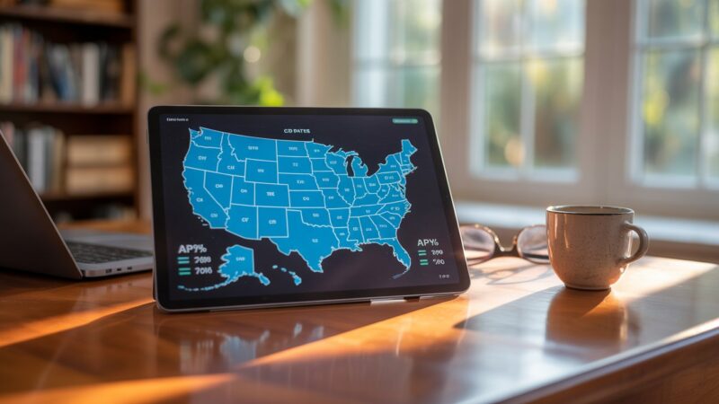 This Map Shows the Highest CD Rates in Every State (2025 Update)
