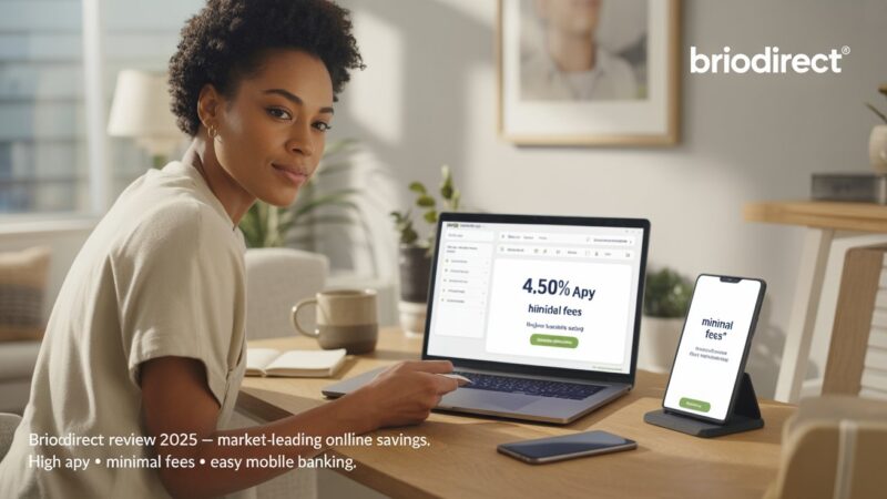 BrioDirect Review 2025: Best Online Savings Account With High Rates and Low Fees