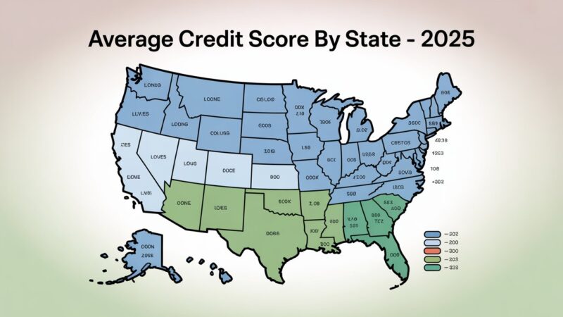 Average Credit Score by State in 2025: Where Does Your State Rank?