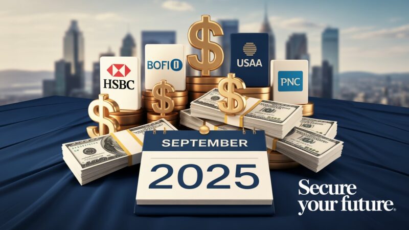 15 Best Bank Account Promotions & Bonuses for September 2025 — Earn Up to $3,000 in Cash!