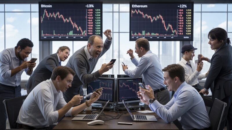 Crypto Mass Liquidations: $350 Million in Positions Closed Sparks Market Volatility Concerns