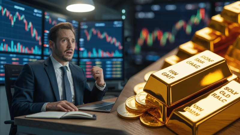 “Global Stock Sell-Off Sparks Gold Surge: Why Investors Flee to Safe Havens Amid U.S.–China Tensions”