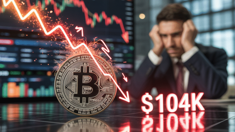₿ Bitcoin Plummets Below $104K: Key Factors Behind the Weekend Crypto Sell-Off